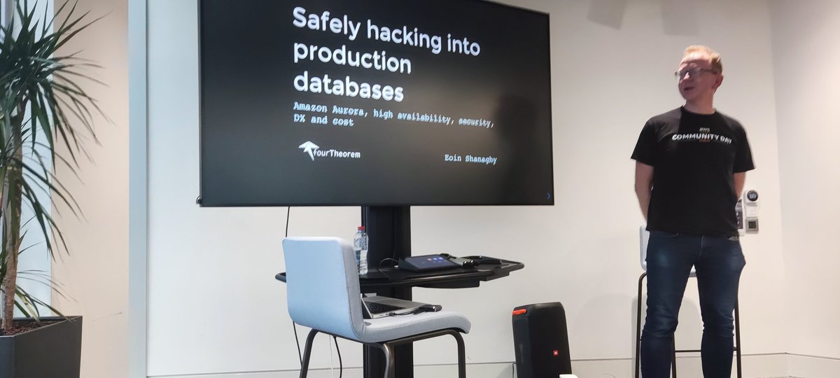 Evening of AWS related talks <a href="/NetApp/">NetApp</a> offices in Cork with #awsCork and <a href="/eoins/">Eoin Shanaghy</a>