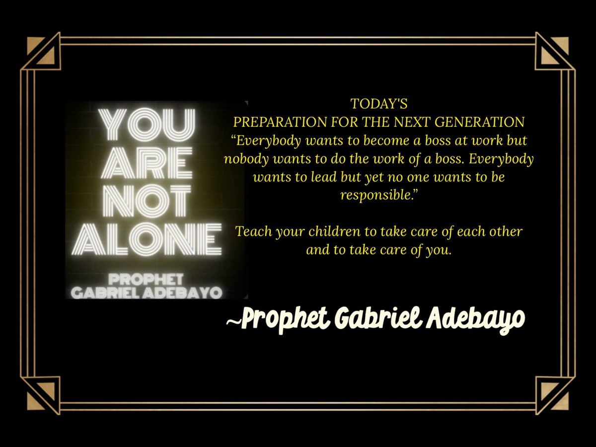 Listen to Today’s Daily Podcast Episode using the Spotify link below: Preparation For The Next Generation 
open.spotify.com/episode/3ONLqn…
#ServeEachOther #TakeCareOfEachOther #YouAreNotAlone