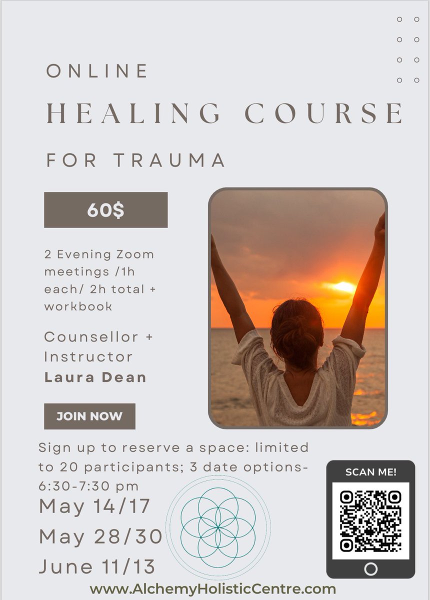 Trauma is often a contributor to #addiction, #ADHD, #anxiety, #OCD, #depression and #grief with patients in our community - we are grateful for Laura Dean in supporting our community in healing from #Trauma ❤️‍🩹 🧘‍♀️ Email lauradean.counselling@gmail.com to register!