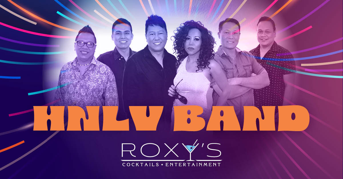 🎵 Tomorrow night Roxy’s stage lights up with the electrifying energy of HNLV! Whether you’re into Top 40, dance, disco/funk, classic rock, R&B, or Motown, they’ve got something special for everyone.