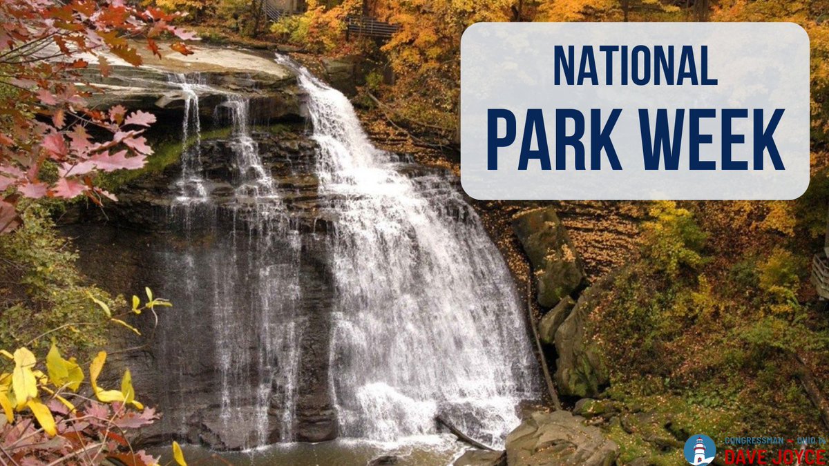 Happy National Park week! Ohio is home to an abundance of national and historic parks that provide irreplaceable spaces of historical treasures and outdoor recreation. I encourage you to visit one this summer.