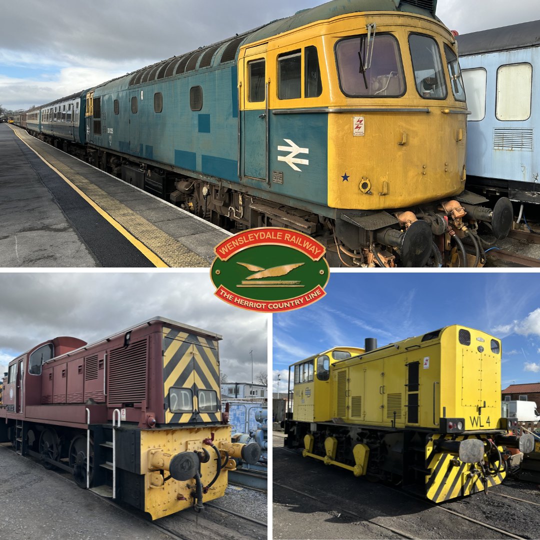 Our #class37 is receiving some TLC. Visitors to next weekend’s Model Railway show will be able to see it inside our engine shed. All our passenger services will be diesel loco-hauled! wensleydale-railway.co.uk/model-railway-… 📸Nick Keegan #TMRGUK #modelrailways #wensleydalerailway #yorkshire