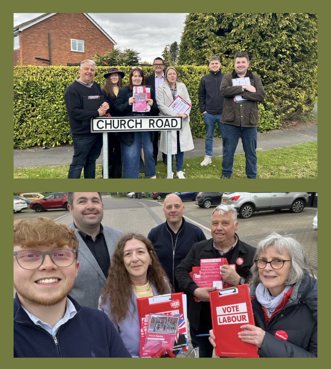 Our teams have been out speaking to residents in St Geroges and Donnington today about Labour’s plan to get Britain’s future back 🌹 Thank you to everybody who spoke to us ⭐️ #labourdoorstep