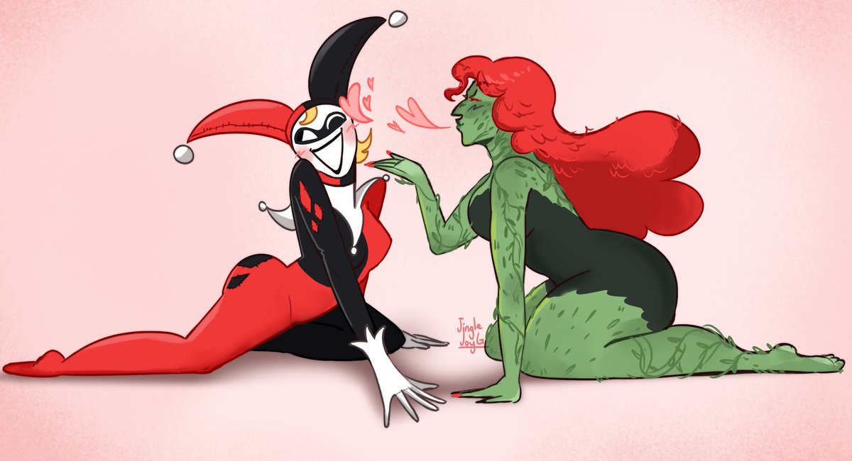 Harley and Ivy 🤡🌿💕