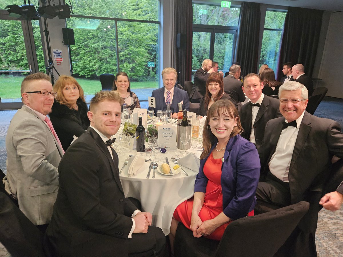 What a joy to join team @viaeastmidlands at the @CIHTUK East midlands awards. Our fantastic @BikeabilityUK team here up for award on #RoadSafety - so deserved for all their incredible team teaching children to cycle. Well done team Via! 👏