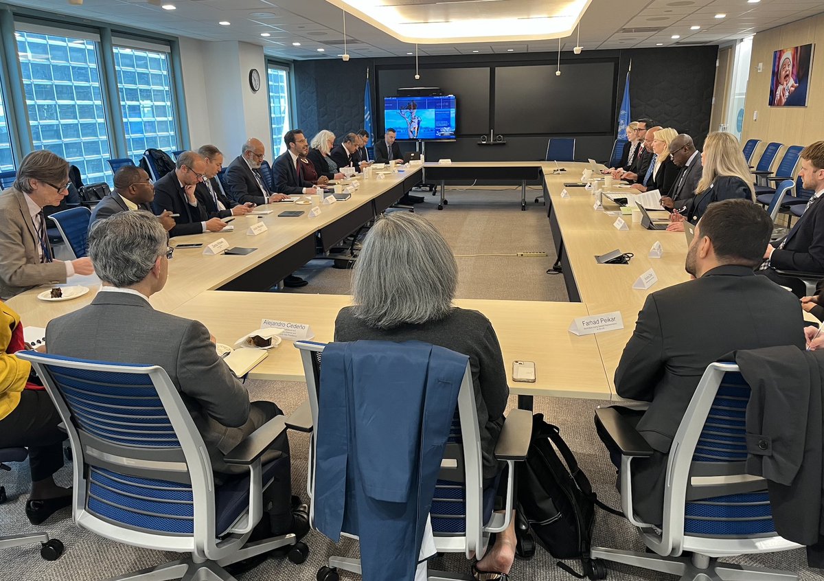A pleasure to welcome members from the @WorldBank Executive Board to @Unicef this week. We had an excellent discussion on our partnership for children, and how we can strengthen our collaboration to accelerate progress on the #GlobalGoals #ForEveryChild.
