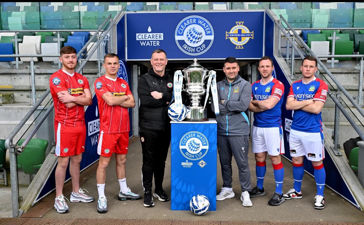 Cliftonville deserve to win cup purely on basis on the footwear on display here