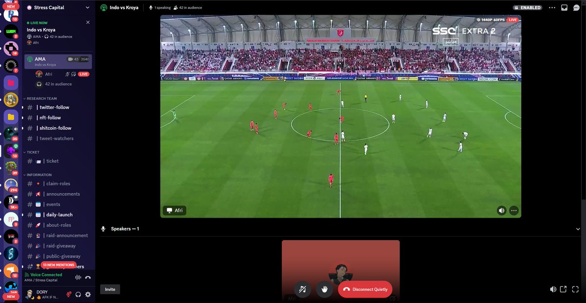 Nobar timnas Indonesia vs Korea Selatan bareng <a href="/StressCapitals/">Stress Capital</a> adalah momen tersendiri🤪