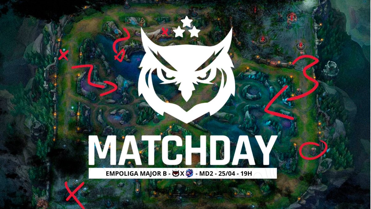 Boa Tarde Corujas🦉!

Hoje temos jogão na <a href="/EmpoligaVP/">Empoliga VP</a> com a nossa line stars. 

🏆 <a href="/EmpoligaVP/">Empoliga VP</a> Major B - Fase De Grupos
🎮 <a href="/SpiritFoxgg/">Spirit Fox</a>  

⏰ 19:00
⚙ MD2
📺 twitch.tv/empoligavp

🦉 #GoRTS 🦉