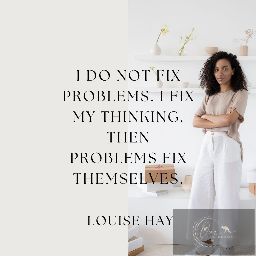 I do not fix problems. I fix my thinking. Then problems fix themselves.

~ Louise Hay

#mindset #solutionminded 𝗦𝘂𝗽𝗽𝗼𝗿𝘁 𝘂𝘀 𝘄𝗶𝘁𝗵 𝗮 𝗹𝗶𝗸𝗲! #becomeknown #technology #ournewnormal #businessdirectory