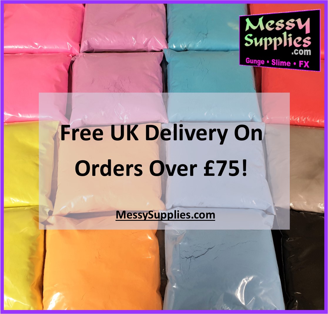 Don't forget we offer free shipping on orders over £75!

MessySupplies.com
