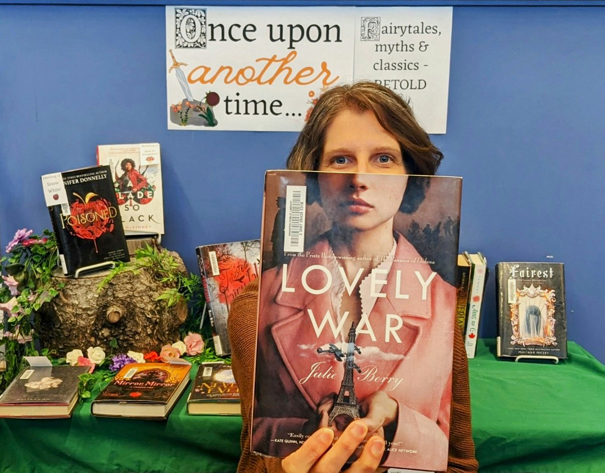 This week's #BookfaceFriday is Lovely War by Julie Berry. Find it here: tinyurl.com/bdd6v953

#WPLBookface #Bookface
