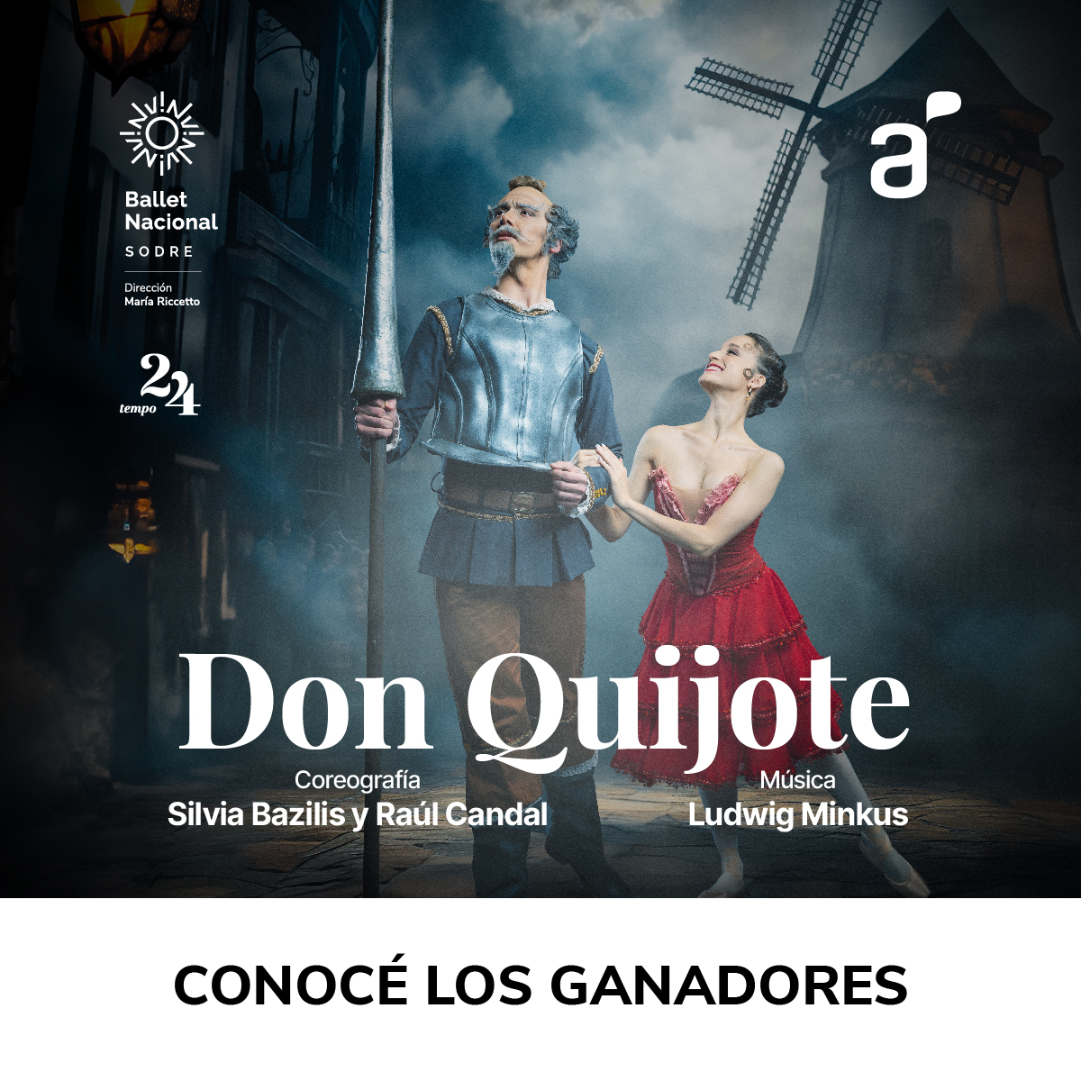 ¡Ya están los ganadores! 😉🙌 Conocé si fuiste uno de los favorecidos de las entradas dobles para la función del 30/4 de Don Quijote ingresando en 👉🔗 antel.com.uy/sorteos