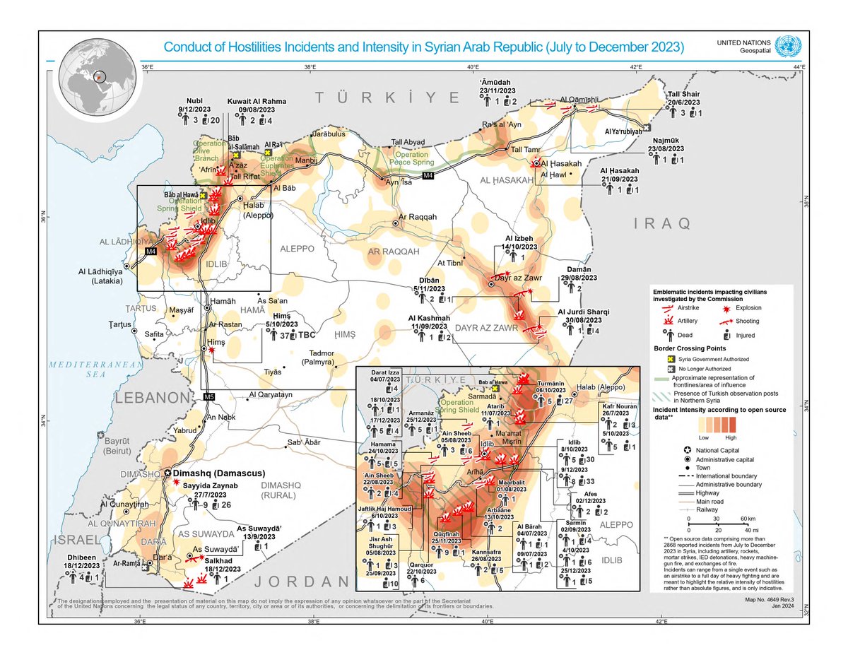 Member States must not lose sight of #Syria, amid the largest escalation in violence in four years, Syrians face unprecedented hardship. 16.7 million require humanitarian assistance, largest number since the start of the crisis.