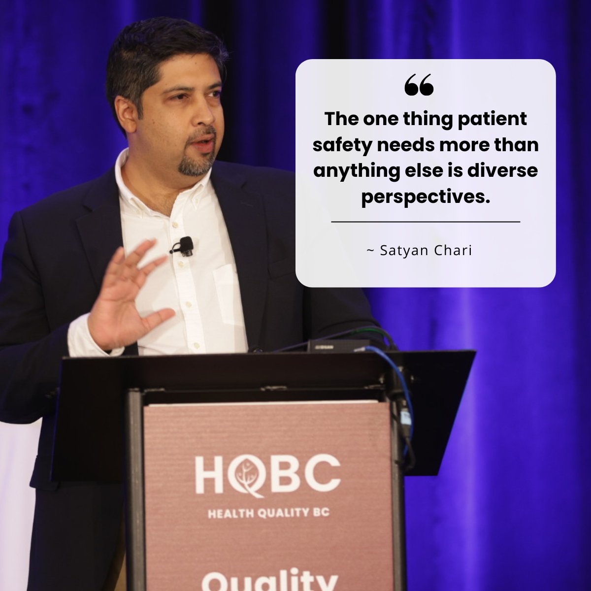 This morning Satyan Chari delivered a plenary presentation on enhancing patient safety. Tune in this afternoon at 1445 to watch the final livestream session of Quality Forum 2024. ow.ly/678Z50Roph4 #QF24
