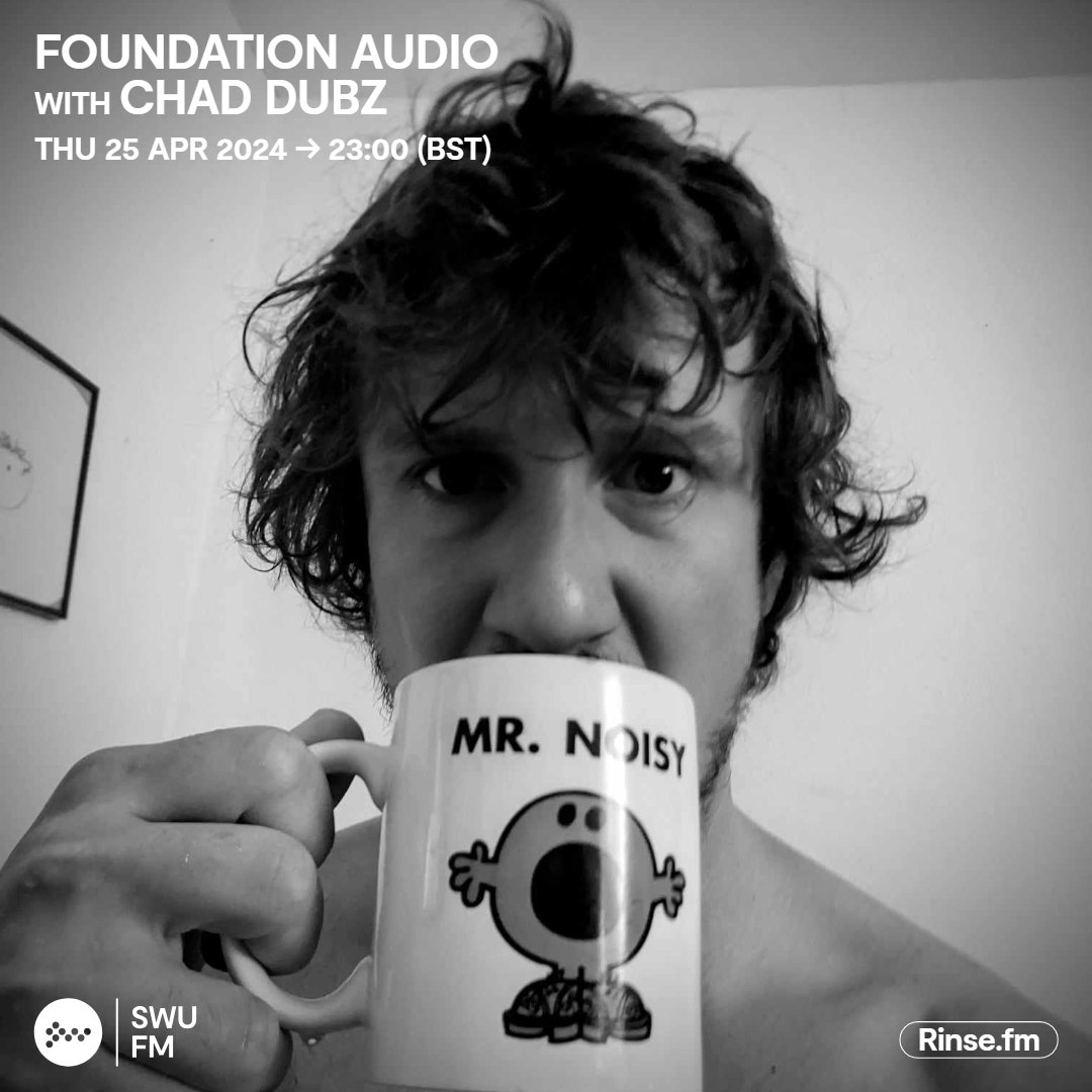 Live it's: Foundation Audio with Chad Dubz - bringing you the latest dubstep flavours. Rinse.FM 103.7FM & DAB #SWUFM