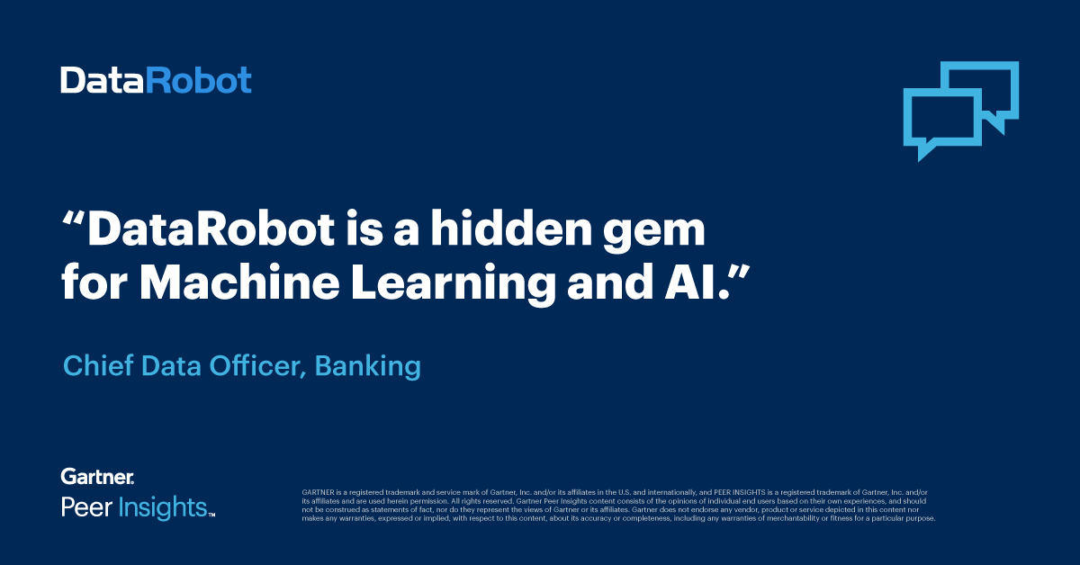 How do you move beyond prototyping to production with AI? DataRobot is the only enterprise AI platform providing a unified experience to build, operate, and govern both predictive and generative AI. ⭐ Hear from our users on Gartner Peer Insights: gartner.com/reviews/market…