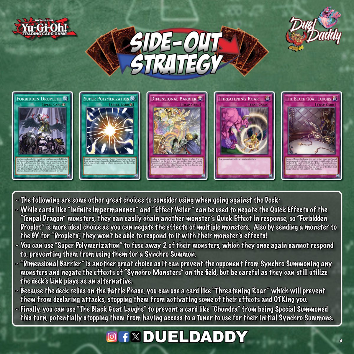 Are you afraid of getting OTK'd by 'Tenpai' this weekend at locals?  If so, I pull together a new #SideOutStrategy, showcasing some key cards and interactions you should know before playing against this deck!
#yugioh #yugiohtcg