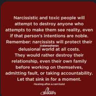 This... They will destroy you.. and eventually themselves... #toxicpeople #Narcissist 
👇👇👇💯💯💯💯💯💯