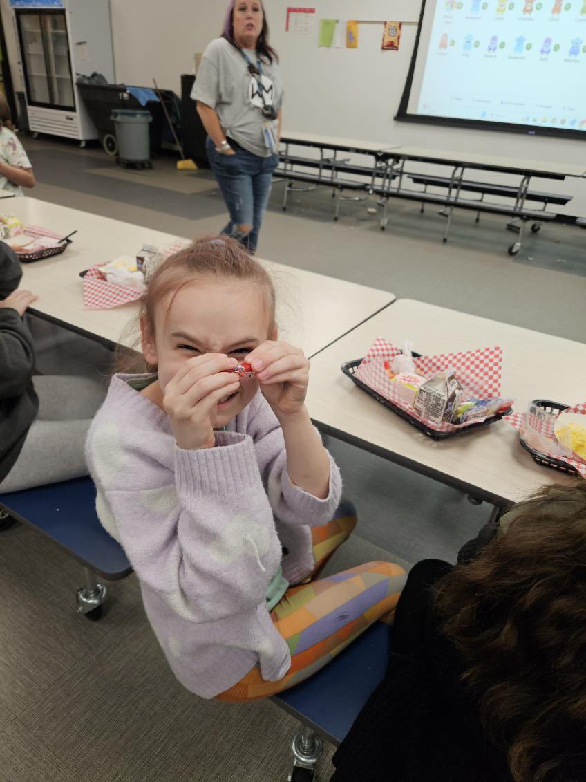 199 Smarties this week with 💯 percent attendance and no tardies!