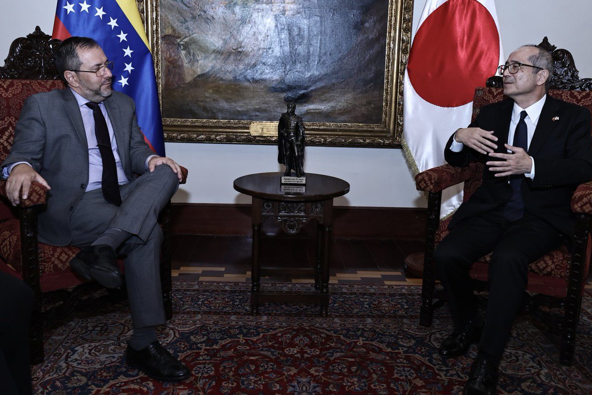 Con la recepción de las Copias de Estilo del embajador designado por Japón en Venezuela, Yasushi Sato, se abren nuevas oportunidades para fortalecer las relaciones bilaterales y reactivar el comercio en beneficio mutuo.