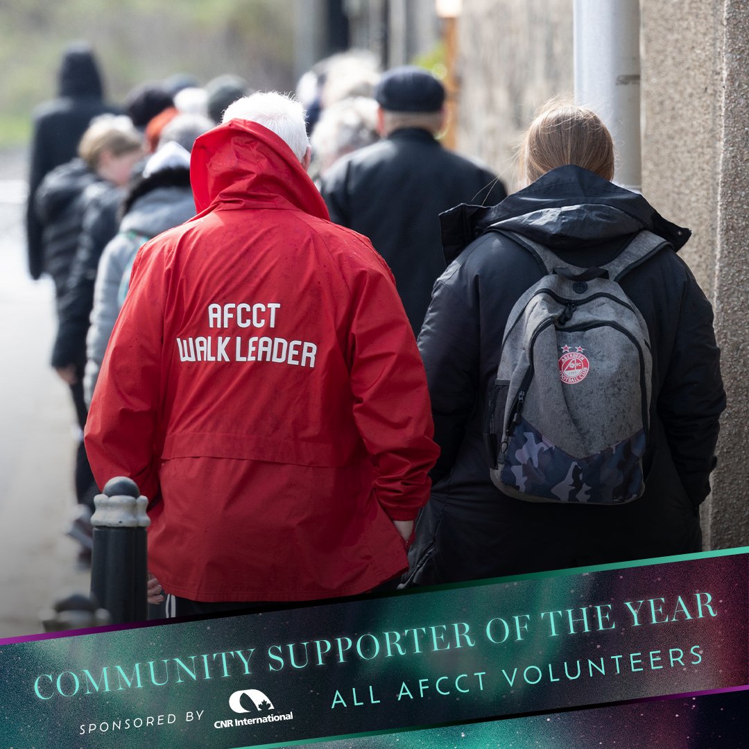 At the AFC Player of the Year awards this evening, the 2023/24 AFCCT Community Supporter of the Year, sponsored by CNR International, was awarded to all of our AFCCT Volunteers. Well done to all of our amazing volunteers ❤️