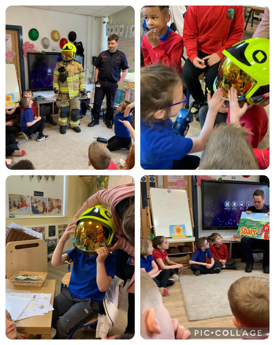 Thank you to @SWFireandRescue for joining us today and talking to our children about your very important work 🚒