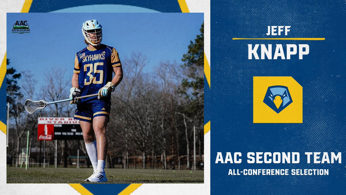 SKYHAWK NATION: Please join us in congratulating Jeff Knapp on earning AAC Second Team All-Conference for Men’s Lacrosse! #TogetherWeFly