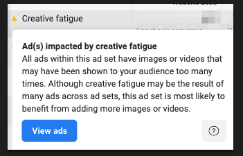 AkvileDeFazio's tweet photo. If something continues to work, especially if evergreen, keep it running. In one account, we've had the same boosted post running since September 2020 and it continues to be a top performing ad, despite Meta saying there's creative fatigue. Sure, the system may think so, but results say otherwise.