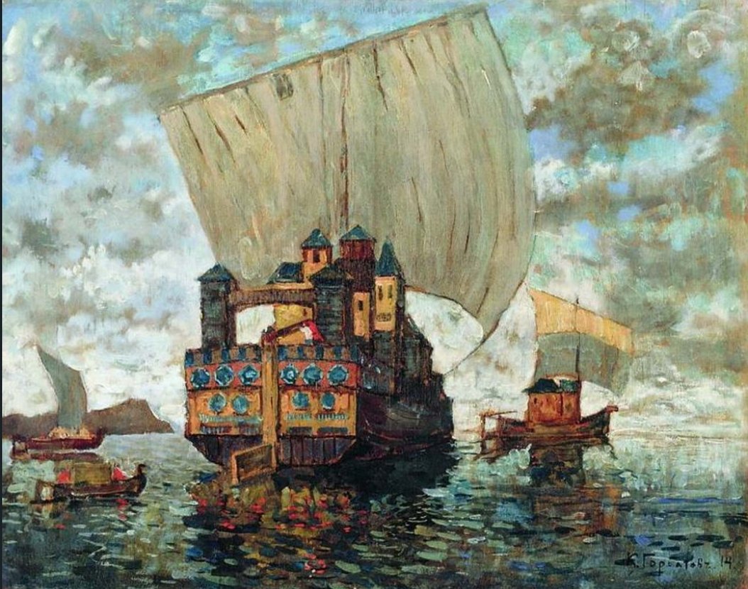 Barges
Konstantin Gorbatov
1914

post-impressionism
tempera, panel