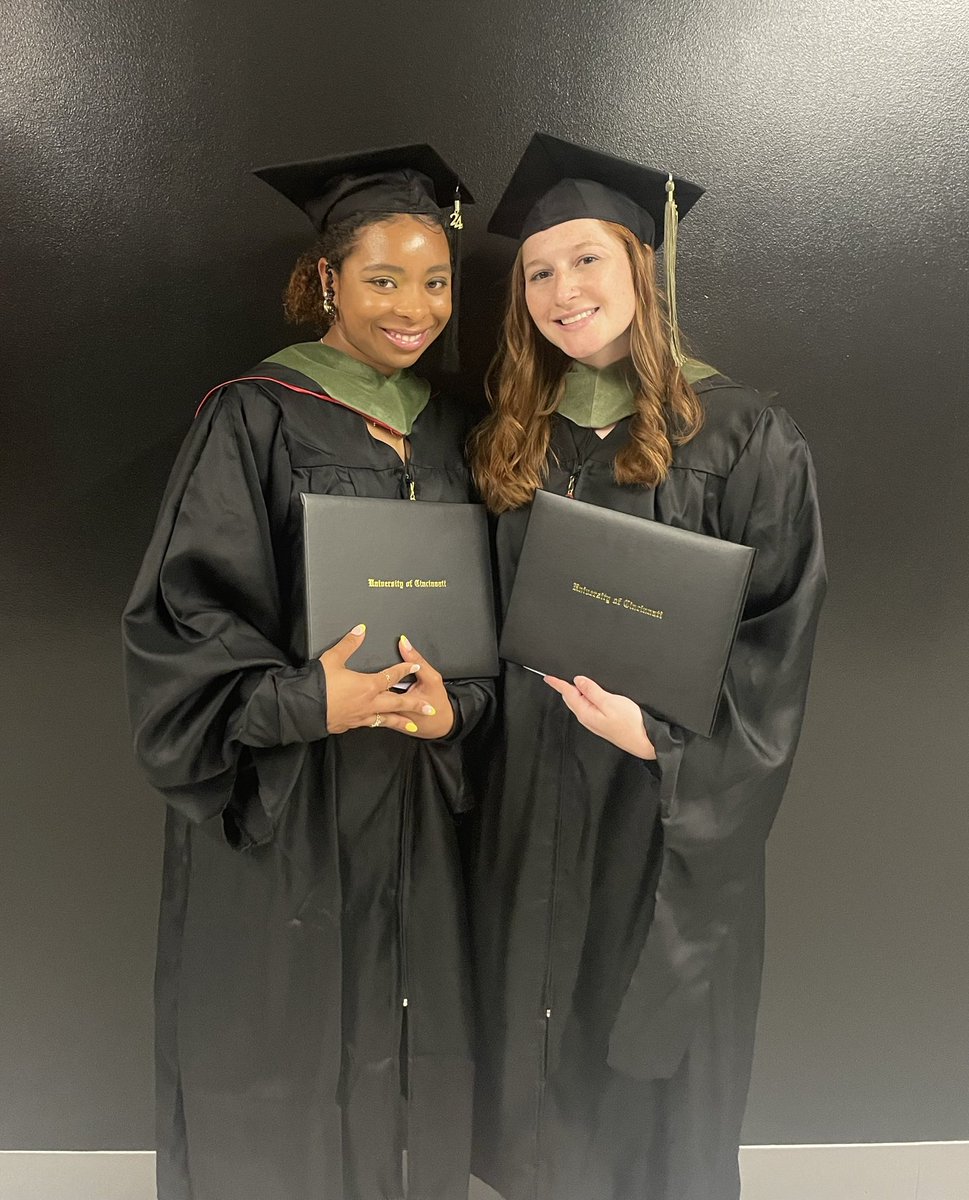 UC_ATrain's tweet photo. We are so incredibly proud of our graduates, Logan Favors and @lizzymorales17 in our mighty second cohort! Congratulations MSAT class of 2024!! https://t.co/y7mZ17r8ue