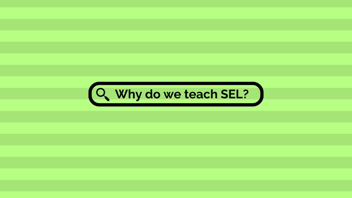 P3: Why do we teach SEL? We want to create healthier school environments and to do this it's essential to educate the whole child through SEL. By teaching vital skills like conflict resolution and the ability to make responsible decisions we empower children for life! #UKPATHS
