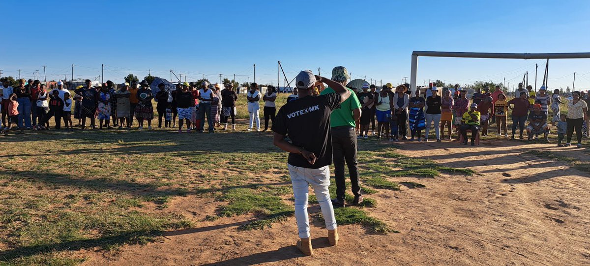 The residents of Winnie Madikizela-Mandela in FS bathe #VoteMK_29May2024