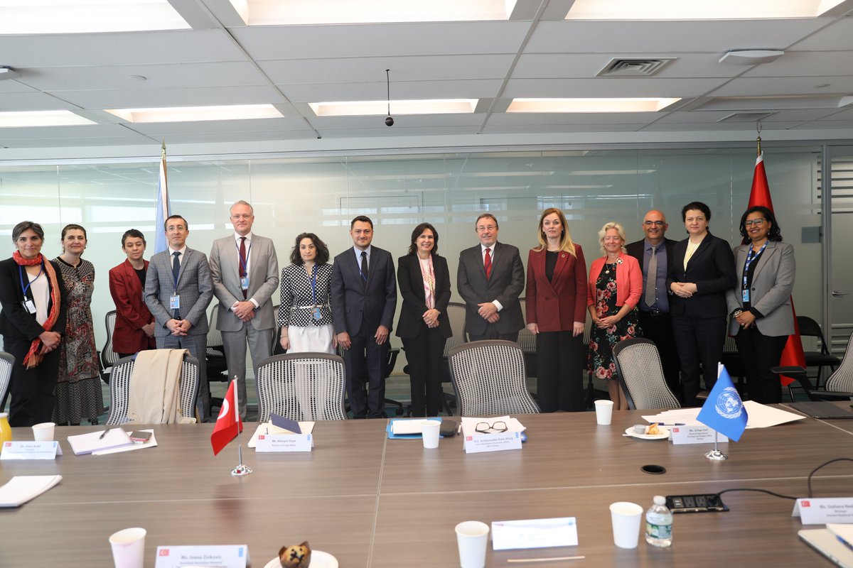ASteiner's tweet photo. Today, @UNDP welcomed Amb. @esen_altug of #Türkiye @TC_BMDT to #UNDP's 2024 Strategic Dialogue. We discussed @UNDP &amp; Türkiye's renewed priorities &amp; p'ship of over 50 years.

🙏 to 🇹🇷 for your support of @UNDP's work. Together, I look forward to investing in transformative change. https://t.co/dQAB8YUK3M