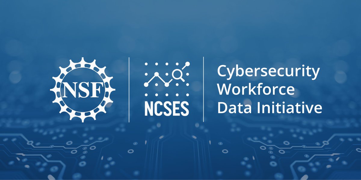 NCSES is sponsoring a series of workshops in 2024 as part of the Cybersecurity Workforce Data Initiative. Register for the opportunity to provide input that will shape a possible future federal data collection on the U.S. #cybersecurity workforce: bit.ly/3xPaPP2