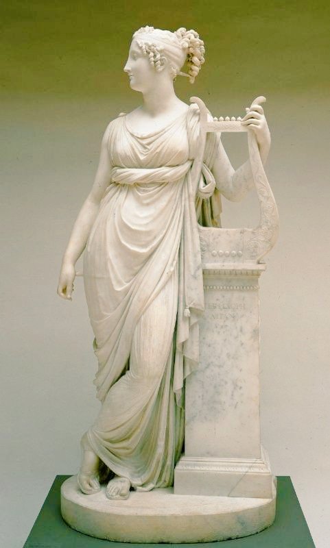 The muse Terpsicore by A. #Canova (1757-1822) / Italian neoclassical #fineart