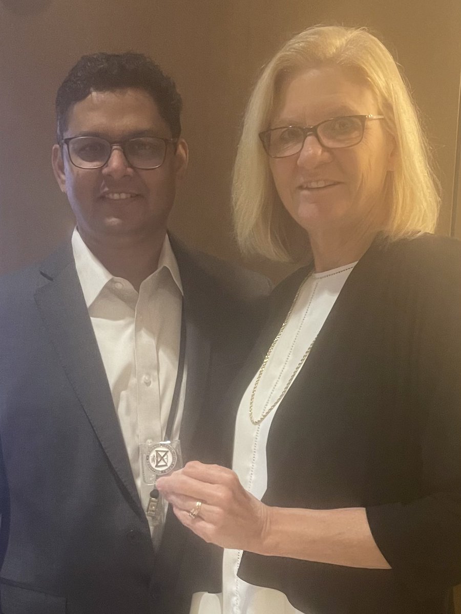V. Prasad Poola (@prasadvpoola) on Twitter photo My honor to present the ASE Coin to a long serving ( over 2 decades) Nurse Educator and one of the first Nurse Educators in the country, hired by none other than J. Roland Folse at SIU.
<a href="/Surg_Education/">Association for Surgical Education</a>
<a href="/GSE_JASE/">Global Surgical Education</a> My honor to present the ASE Coin to a long serving ( over 2 decades) Nurse Educator and one of the first Nurse Educators in the country, hired by none other than J. Roland Folse at SIU.
<a href="/Surg_Education/">Association for Surgical Education</a>
<a href="/GSE_JASE/">Global Surgical Education</a>