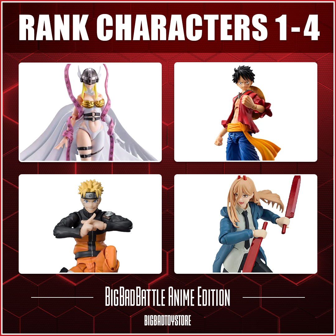 BigBadBattle Anime coming soon! Watch our social channels today and tomorrow to submit your votes on the rank order of the characters in the battle! Rank the characters 1-4 in the comments! Battles will be in tag teams with clips of each battle created by @stopmotionzach!