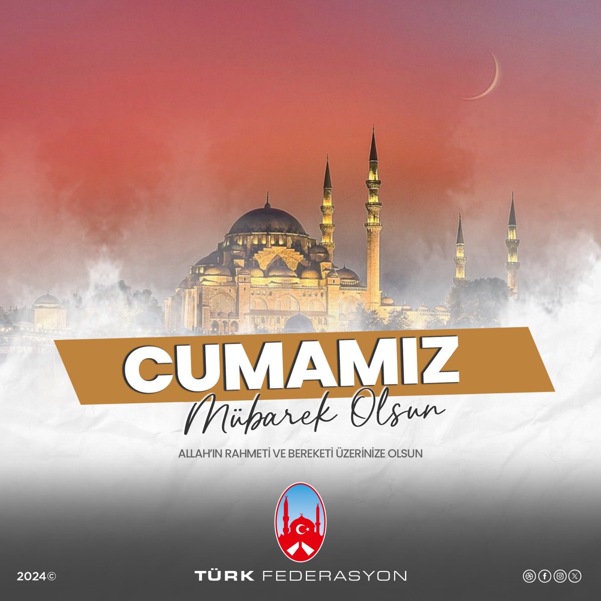 Dualarda buluşmak ümidiyle... CUMAMIZ MÜBAREK OLSUN #AvrupaTürklügü #Cuma #HayirliCumalar #Dua