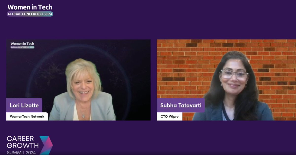 🙋‍♀️ “Throughout my career, I realized I was using the skill of adaptability: go in, scan, understand, learn the unwritten language of the organization.” - Subha Tatavarti, Chief Technology Officer at @Wipro 🌐 Happening now: app.events.ringcentral.com/events/women-i… #wtgc2024 #womenintech