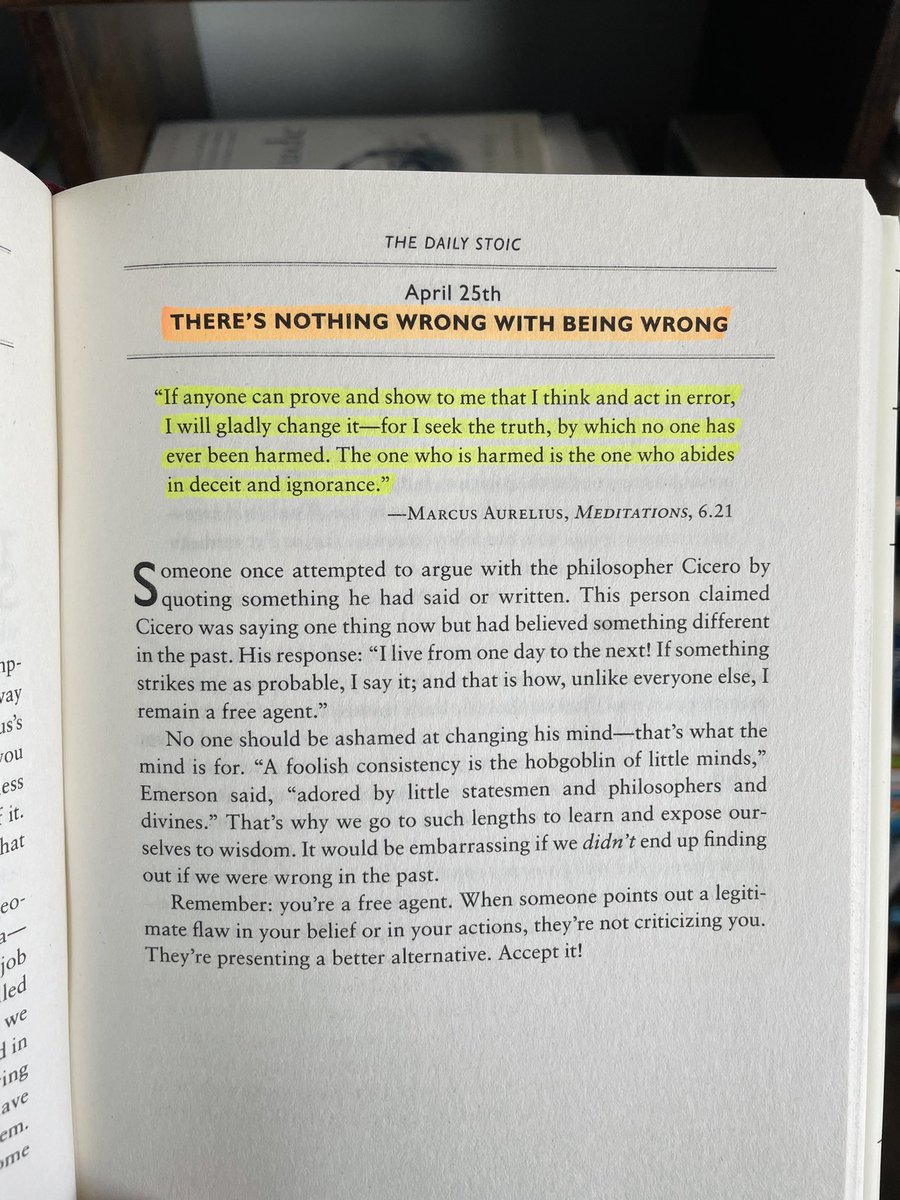 There’s nothing wrong with being wrong.