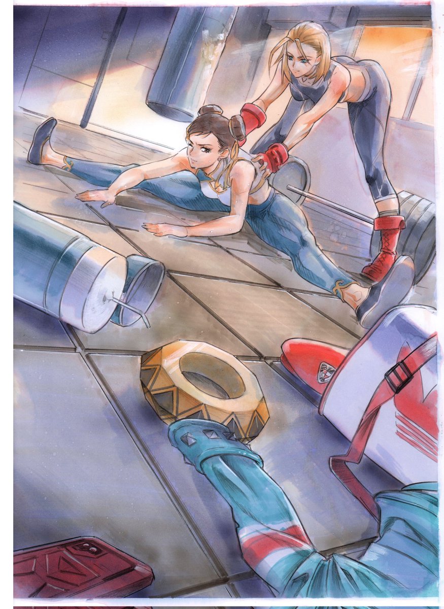 #chunli #cammy stretch post training session