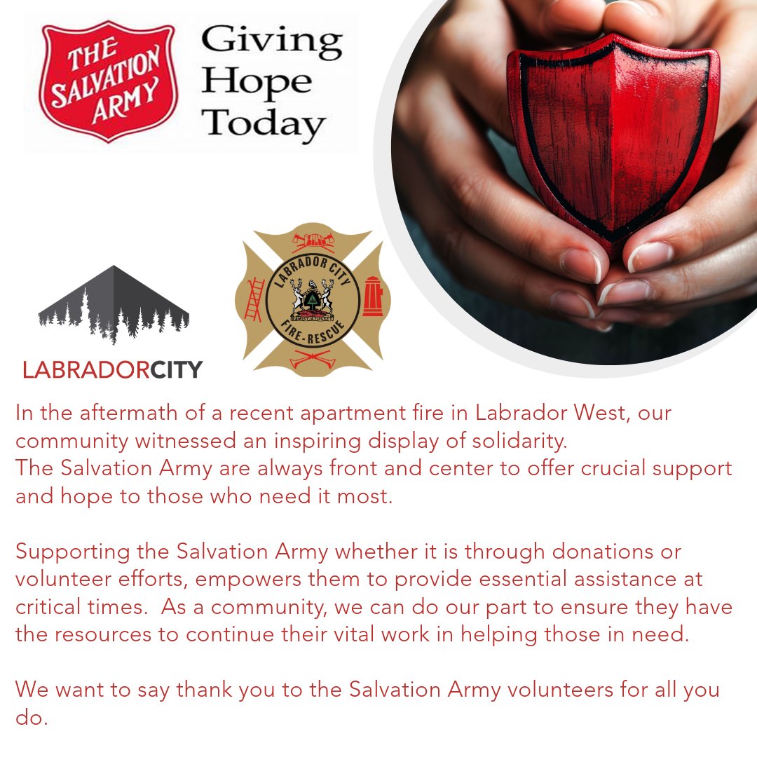 #CommunityHeroes #TheSalvationArmy #GivingHopeToday