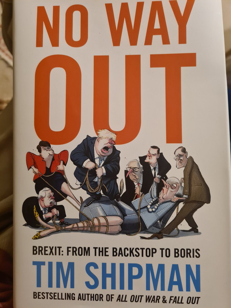 In we go... and just a few pages in, the relief is that there are none of the obvious errors than so often undermine UK accounts of Brexit - at likely cost to the sanity of @ShippersUnbound he appears on top of the subject... Next UK negotiator perhaps...?