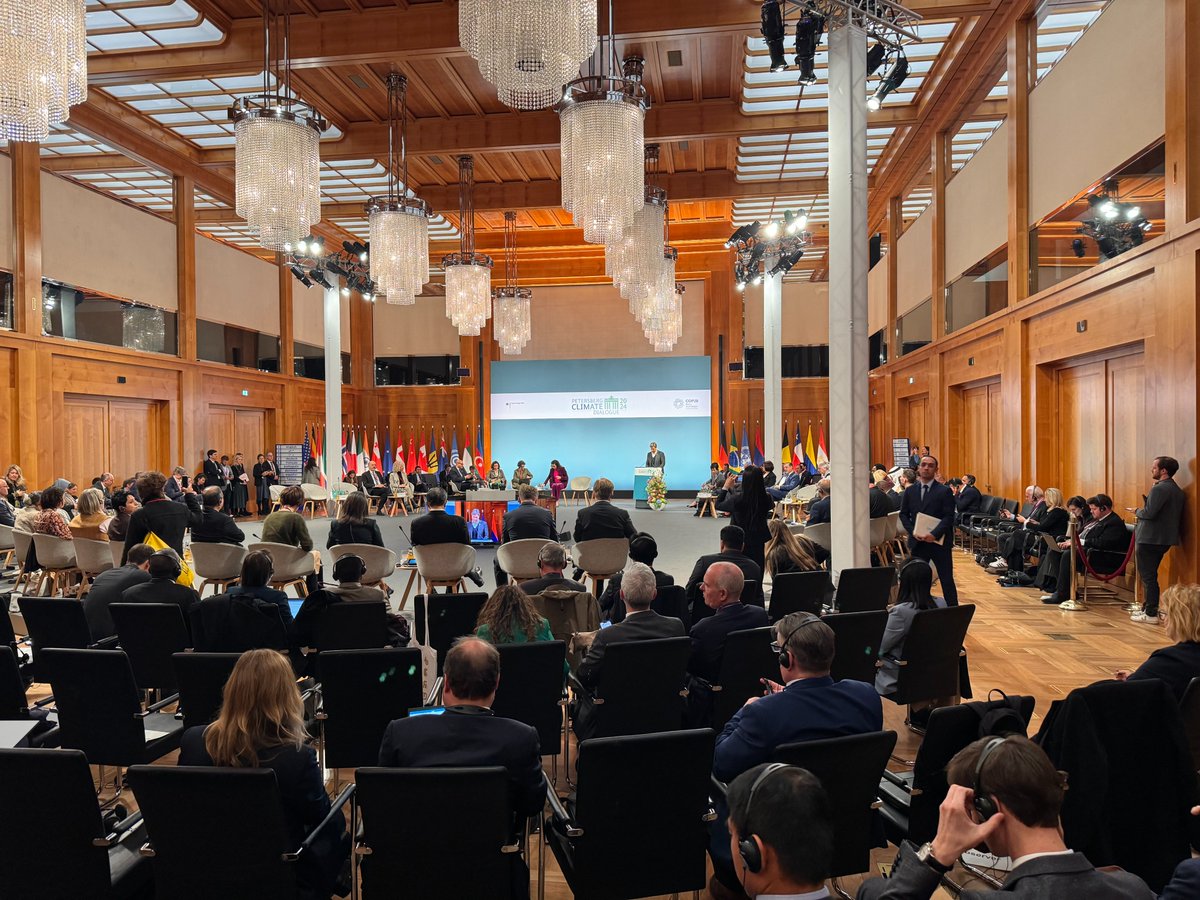 At the #Petersberg2024 Climate Dialogue, hosted by #COP29 President-Designate Mukhtar Babayev and German Foreign Minister @ABaerbock, global climate and environmental leaders examined #COP28 outcomes and paved the way for a successful #COP29 in Baku.