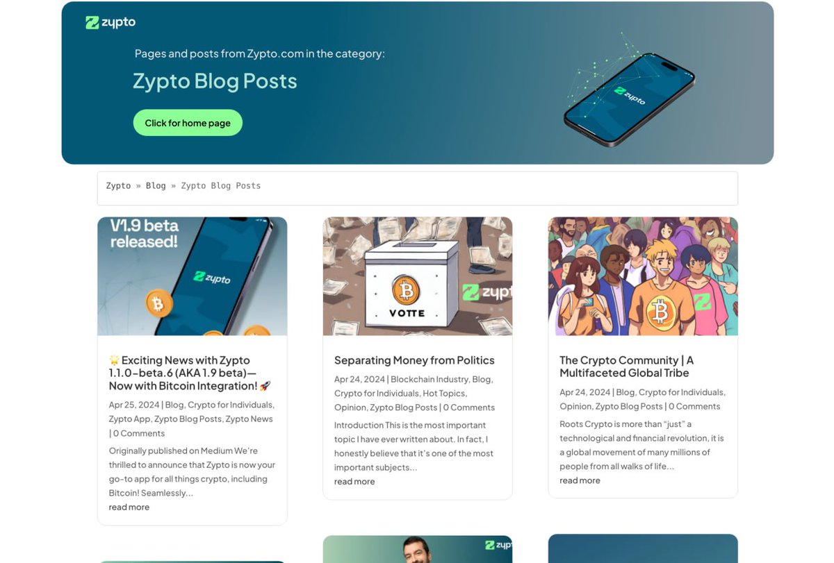 📚 Dive into the world of crypto with Zypto's insightful blogs! From beginner guides to expert analysis, our blog covers it all. Stay updated and informed about the latest trends, news, and insights in the crypto space. Explore now: zypto.com/blog/ #CryptoEducation #Zypto…