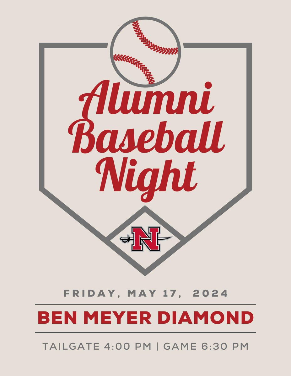 AlumniNicholls's tweet photo. Join us for a pre-game tailgate on Friday, May 17th, starting at 4:00 pm as we gear up to cheer on our Colonel baseball team against McNeese! Game time is 6:30 pm! Don't miss out on the fun! ⚾🎉 

#NichollsAlumni #ColonelPride #BaseballTailgate https://t.co/kuCnajqMmr