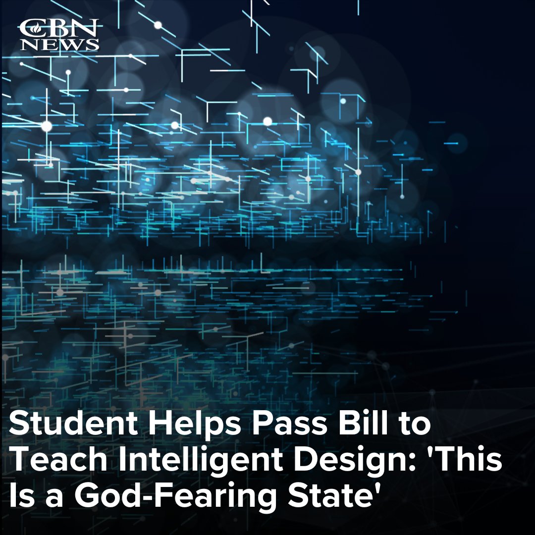 Many teachers are limited when teaching on the creation of the universe, that often means avoiding Intelligent Design. One high school student helped draft a bill allowing West Virginia teachers to cover 'scientific theory,' including intelligent design. www2.cbn.com/news/us/west-v…