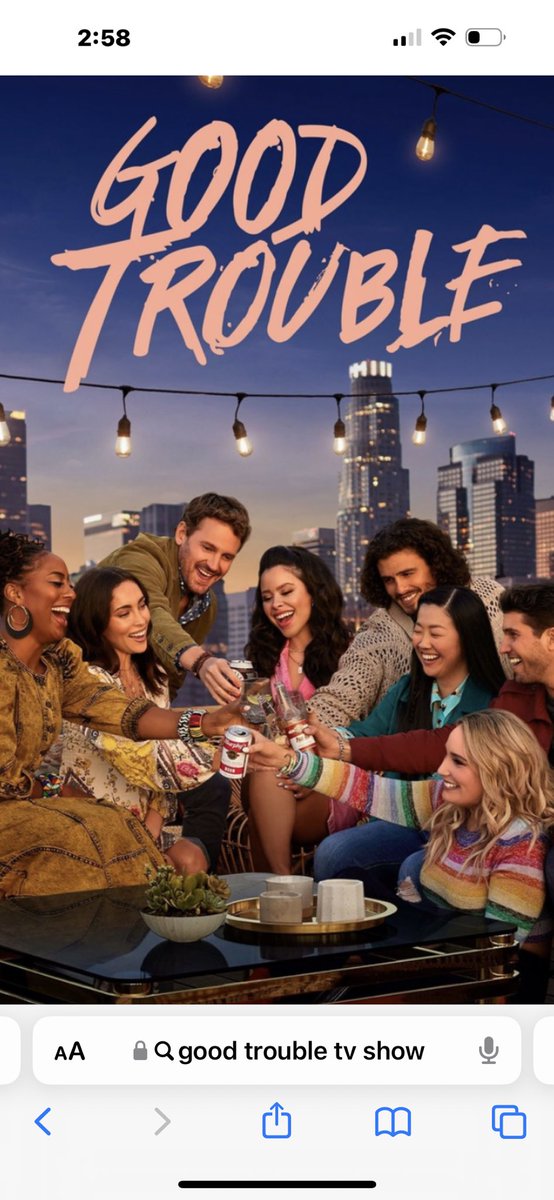 Watching Good Trouble on Hulu!! This is a very good show!! #GoodTrouble #CierraRamirez