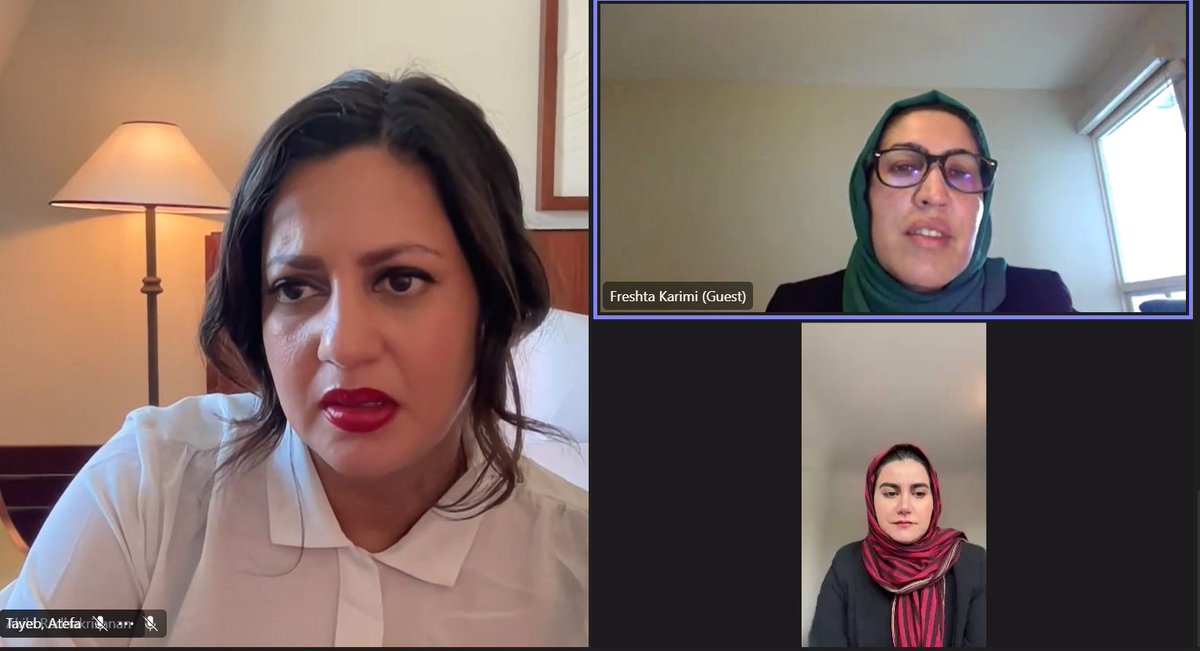 WCRAN_ORG's tweet photo. On April 23, 2024, WCRAN conducted the webinar, "Codifying Gender Apartheid: Challenges and Ways Forward." The event was moderated by @FreshtaKarimi and featured speakers discussing challenges and solutions to #CodifyGenderApartheid in Afghanistan. 1/9 https://t.co/T47NhBBeQx